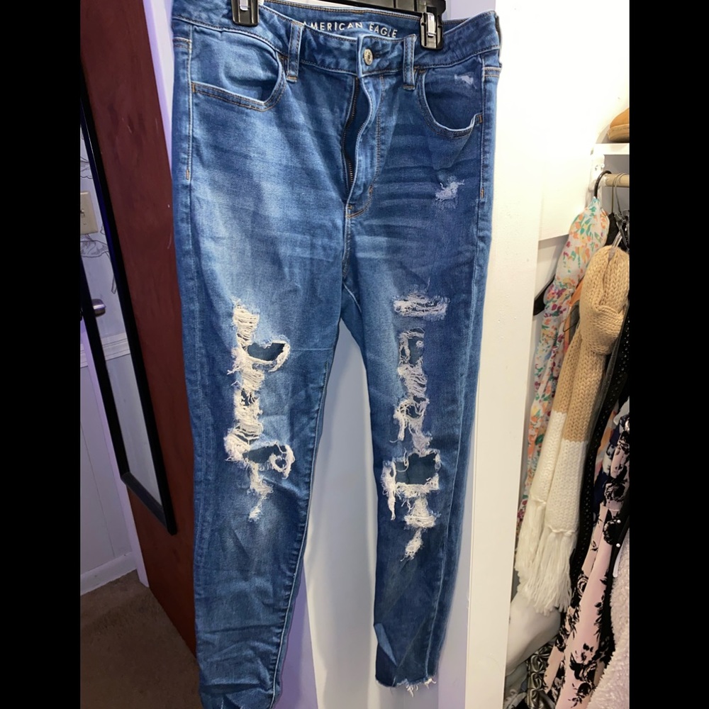 American Eagle super high rise next level stretch